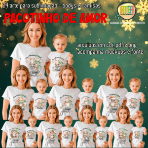 ESTAMPAS PACOTINHO DE AMOR BODYS - natal