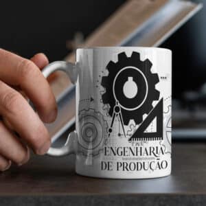 ESTAMPA ENGENHARIA DE PRODUÇÃO CANECA