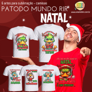 ESTAMPAS PATODO MUNDO RIR NATAL CAMISAS