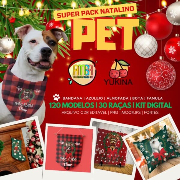 COMBO NATAL DOS PETS - Yukina