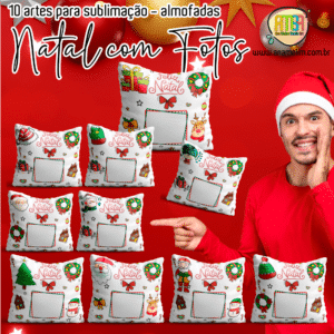 ESTAMPAS NATAL COM FOTOS ALMOFADAS