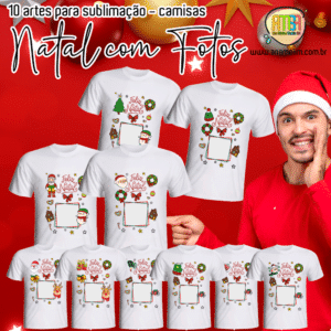 ESTAMPAS NATAL COM FOTOS CAMISAS