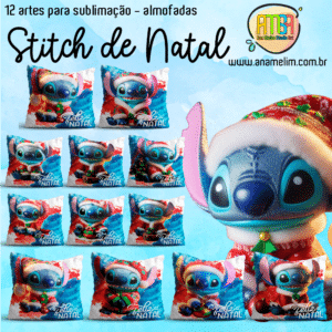 ESTAMPAS STITCH DE NATAL  ALMOFADAS