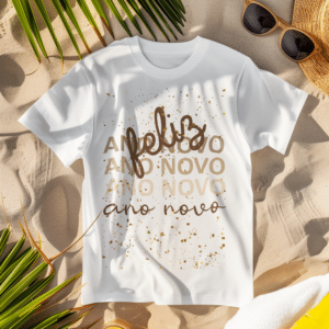 ESTAMPAS FELIZ ANO NOVO CAMISAS