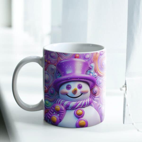 ESTAMPAS BONECOS DE NEVE 3D NATAL CANECAS - Image 2