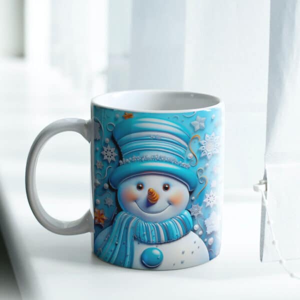 ESTAMPAS BONECOS DE NEVE 3D NATAL CANECAS - Image 4