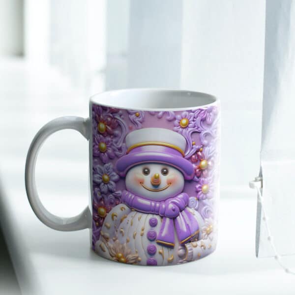 ESTAMPAS BONECOS DE NEVE 3D NATAL CANECAS - Image 5