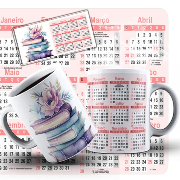 ESTAMPAS CALENDÁRIO LIVROS CANECAS - Image 5