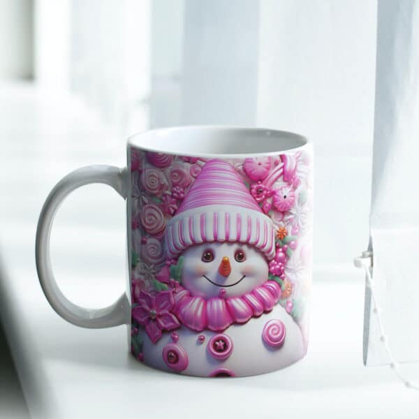 ESTAMPAS BONECOS DE NEVE 3D NATAL CANECAS - Image 6