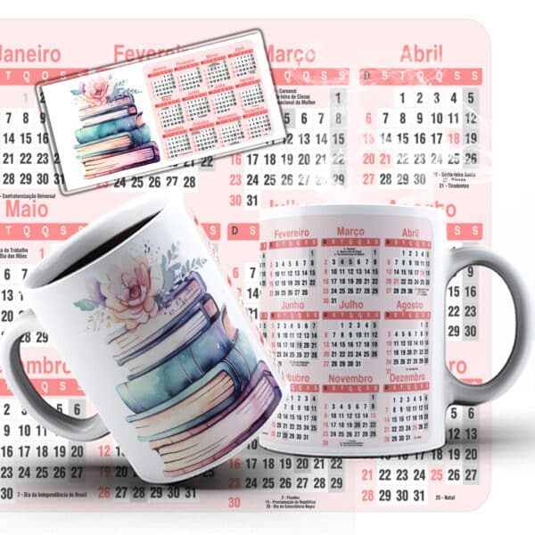 ESTAMPAS CALENDÁRIO LIVROS CANECAS - Image 6