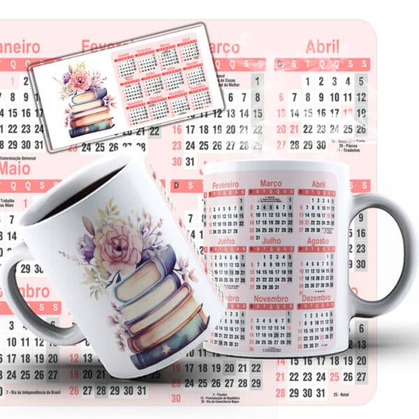 ESTAMPAS CALENDÁRIO LIVROS CANECAS - Image 7