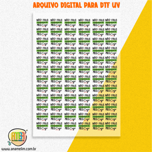 KIT DIGITAL CAFEZINHO PARA DTF UV