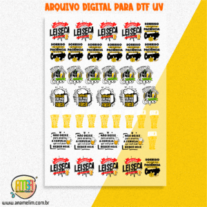 KIT DIGITAL CERVEJEIRO 10 PARA DTF UV