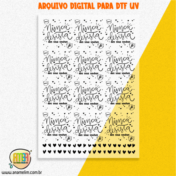 KIT DIGITAL NUNCA DESISTA PARA DTF UV