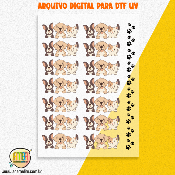KIT DIGITAL PETS PARA DTF UV