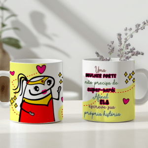 ESTAMPA FLORK FRASES CANECA