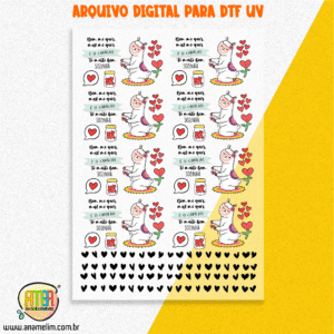 KIT DIGITAL LHAMA IRRITADA PARA DTF UV