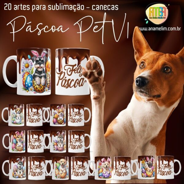 ESTAMPAS PÁSCOA PET V1 CANECAS
