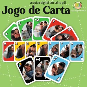 JOGO DE CARTAS PARA PERSONALIZAR TEMA LIVRE
