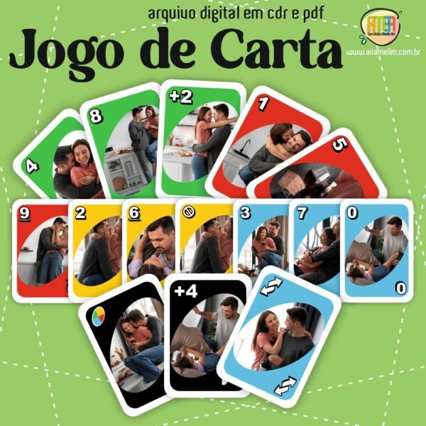 JOGO DE CARTAS PARA PERSONALIZAR TEMA LIVRE