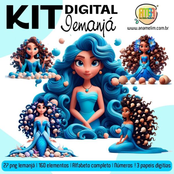 KIT DIGITAL IEMANJA ALFABETO