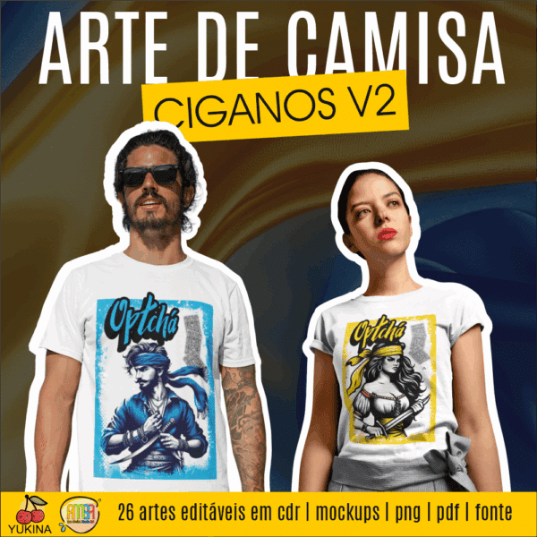 ESTAMPAS CIGANOS V2 CAMISAS