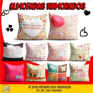 ESTAMPAS NAMORADOS ALMOFADAS