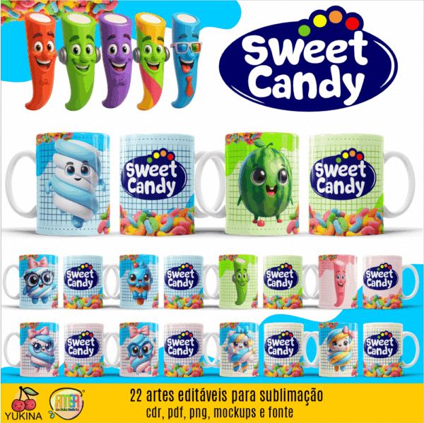 ESTAMPAS SWEETCANDY CANECAS - Imagem 2