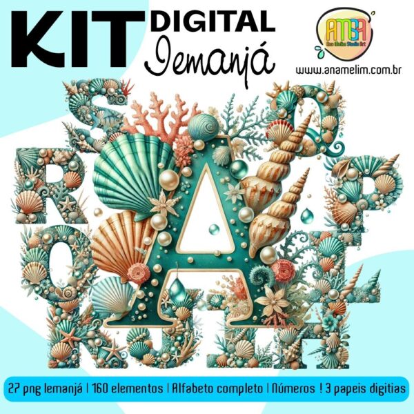 KIT DIGITAL IEMANJA ALFABETO - Image 2