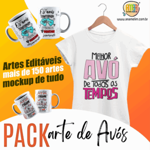 COMBO AVÓS 2025 SUBLIMAÇÃO