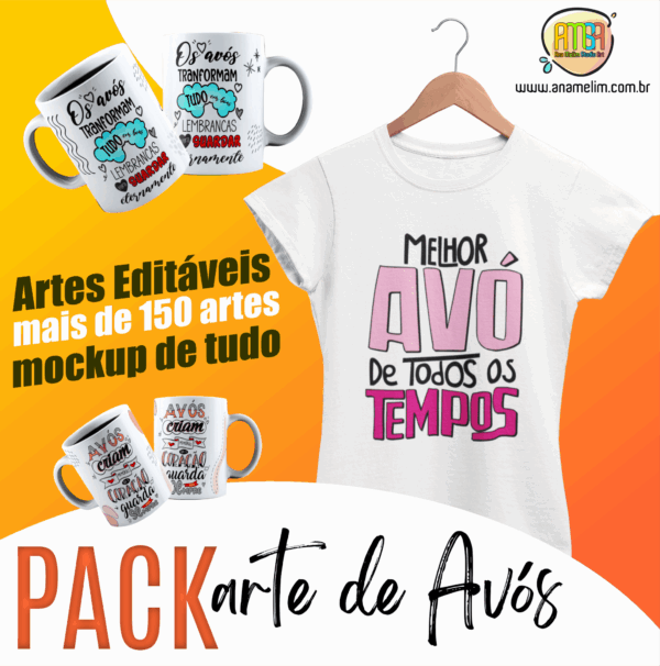 COMBO AVÓS 2025 SUBLIMAÇÃO