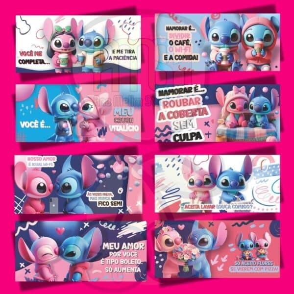 ESTAMPAS STITCH & ANGELA – Namorados CANECAS (YUKINA)) - Imagem 3