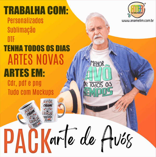 COMBO AVÓS 2025 SUBLIMAÇÃO - Imagem 5