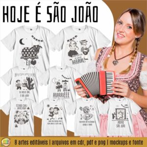 ESTAMPAS SÃO JOÃO CAMISAS