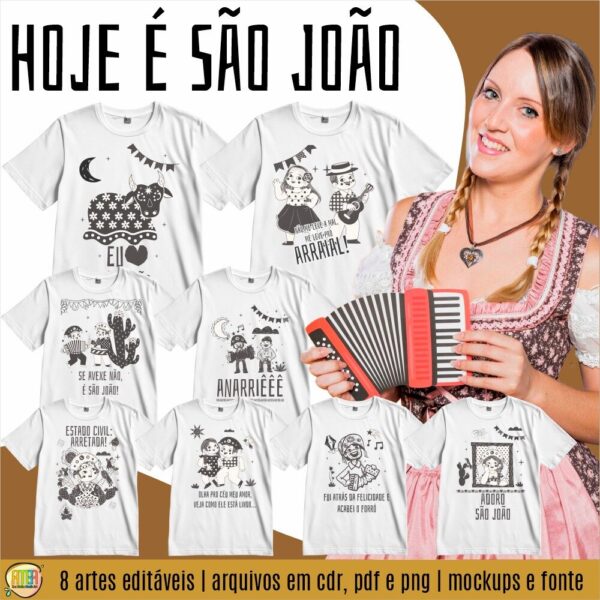 ESTAMPAS SÃO JOÃO CAMISAS