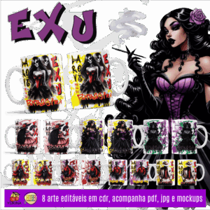 ESTAMPAS EXU V3 (MELIM & YUKINA) CANECA