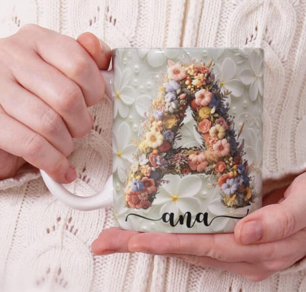 ESTAMPAS ALFABETO JARDIM REAL CANECAS - Imagem 3