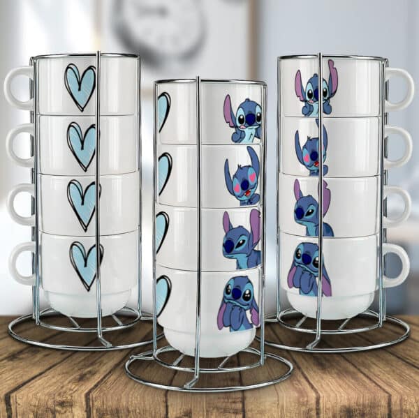 ESTAMPAS STITCH XÍCARAS - Imagem 2