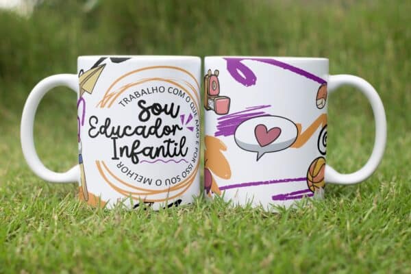 ESTAMPAS PROFISSÃO EDUCAÇÃO  CANECAS - Imagem 2