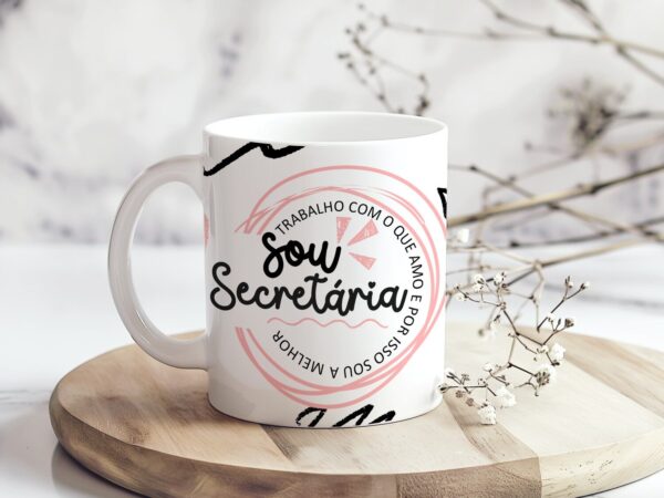 ESTAMPAS PROFISSÃO ESCRITÓRIO CANECAS - Imagem 2