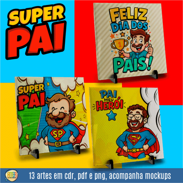 ESTAMPAS PAI CAOTOON AZULEJO