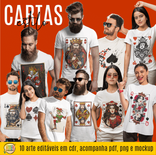 ESTAMPAS CARTAS ESTILO CAMISAS