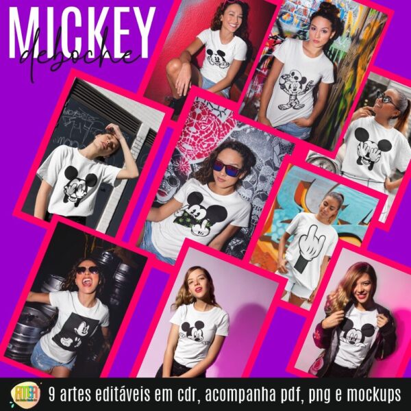 ESTAMPAS MICKEY DEBOCHE CAMISA
