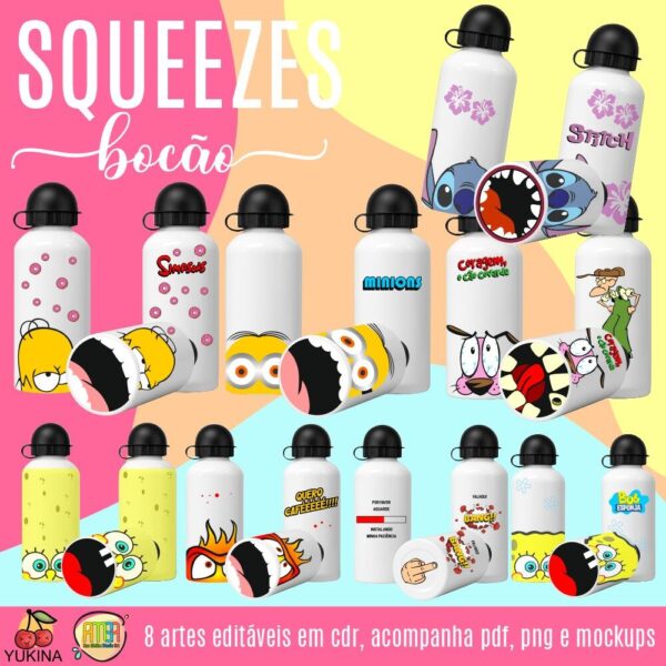 ESTAMPAS BOCÃO SQUEEZES