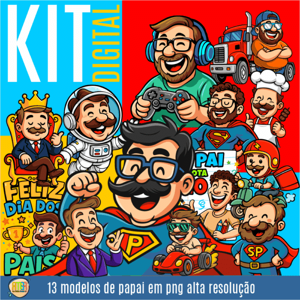 KIT DIGITAL PAI CARTOON