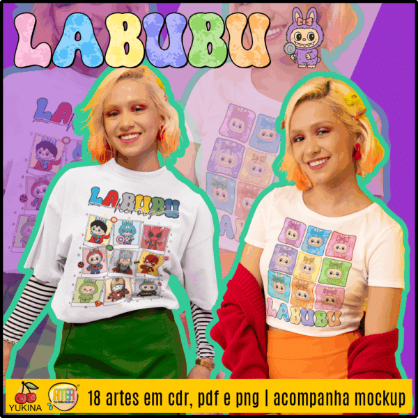 ESTAMPAS LABUBU CAMISAS V2 (MELIM& YUKINA)