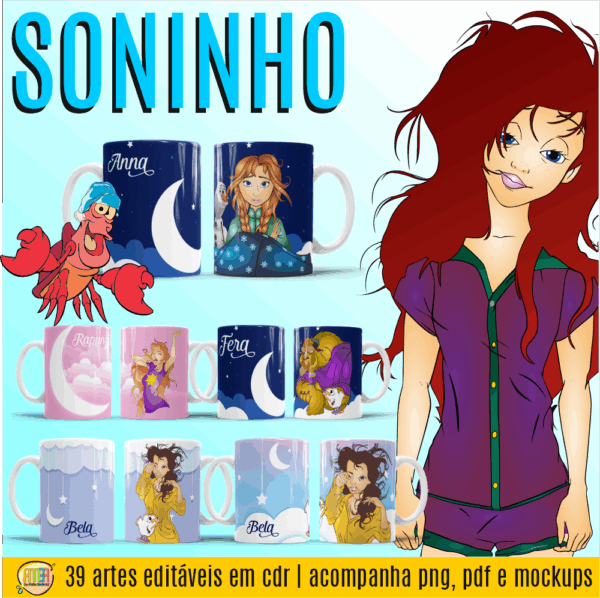 ESTAMPAS SONINHO CANECAS