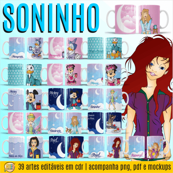 ESTAMPAS SONINHO CANECAS - Imagem 2