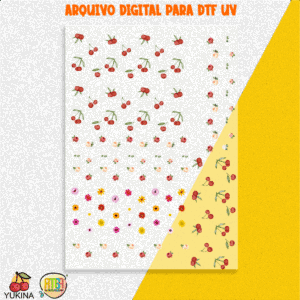 KIR DIGITAL CEREJAS E FLORES DTF UV
