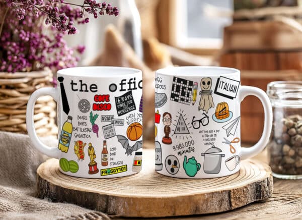 ESTAMPA THE OFFICE CANECA